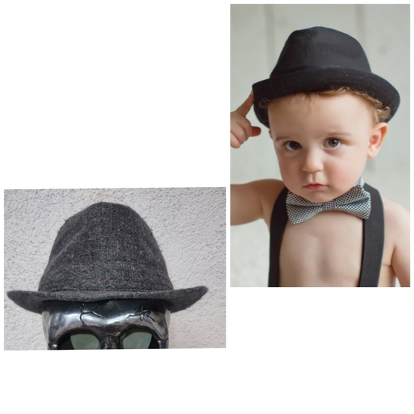 Fedora Hat Child Everyday Any Occasion Dress up Halloween Themed Event Festival - Picture 9 of 9